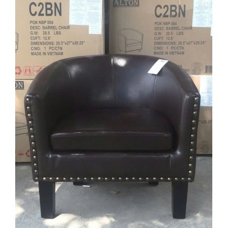 C2BN : Ghế Sofa Đơn - Màu Nâu